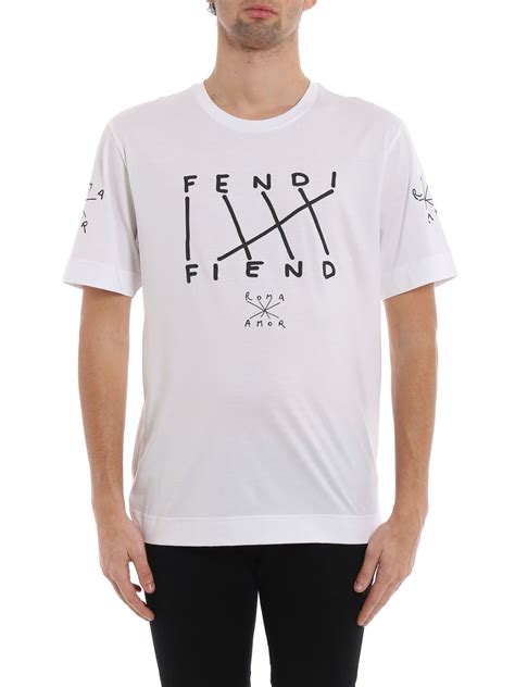 fendi print t shirt|Fendi fiend t shirt.